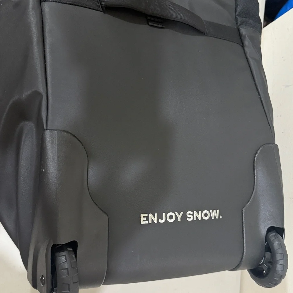 Sunday snow Black Wheeled Ski and Snowboard Travel Bag by